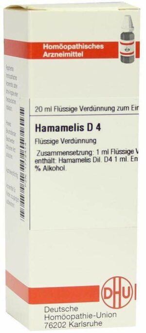 Hamamelis D4 Dhu 20 ml Dilution