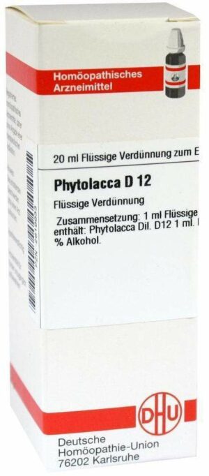 Phytolacca D12 Dilution 20 ml Dilution