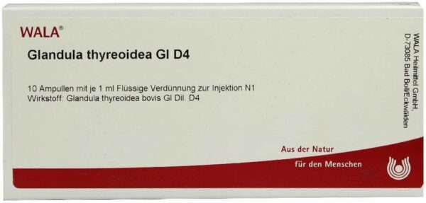 Wala Glandula thyreoidea Gl D4 10 x 1 ml Ampullen