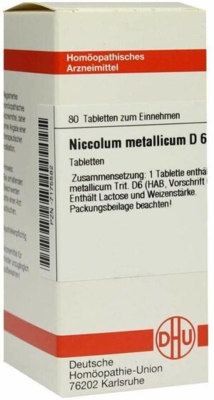 Niccolum Metallicum D 6 Tabletten