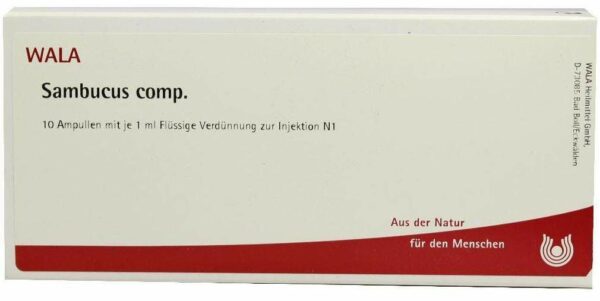 Wala Sambucus comp. 10 x 1 ml Ampullen