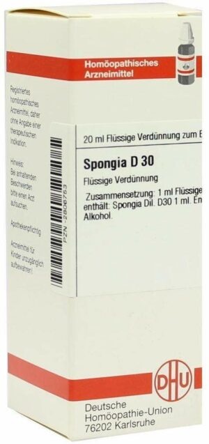 Spongia D 30 Dilution