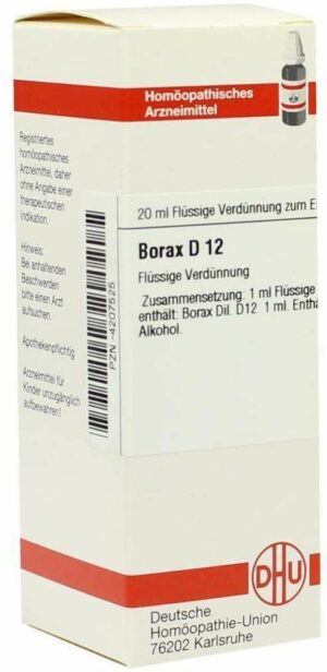 Borax D 12 Dilution