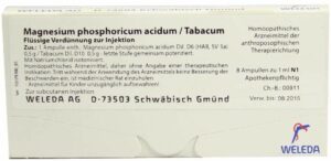 Weleda Magnesium phosphoricum acidum Tabacum 8 x 1 ml Ampullen