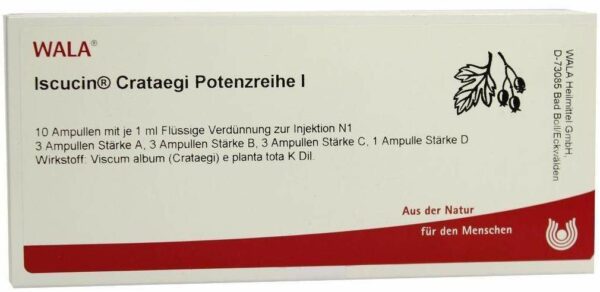 Wala Iscucin Crataegi Potenzreihe I 10 x 1 ml Ampullen