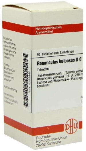 Ranunculus Bulbosus D 6 Tabletten