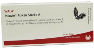 Wala Iscucin Abietis Stärke A 10 x 1 ml Ampullen