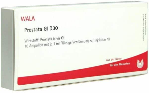 Wala Prostata Gl D30 10 x 1 ml Ampullen