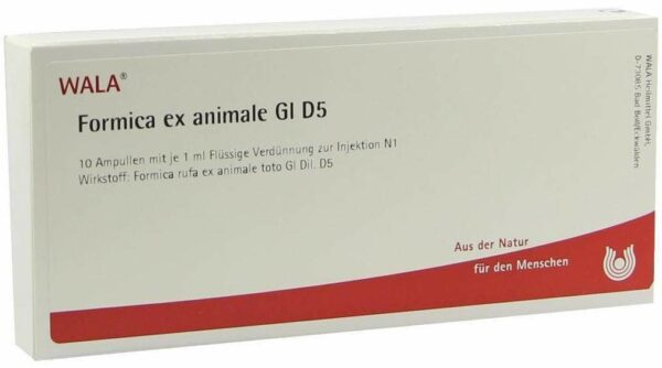 Wala Formica ex animale Gl D5 10 x 1 ml Ampullen