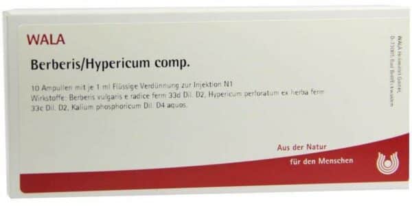 Wala Berberis Hypericum comp. 10 x 1 ml Ampullen