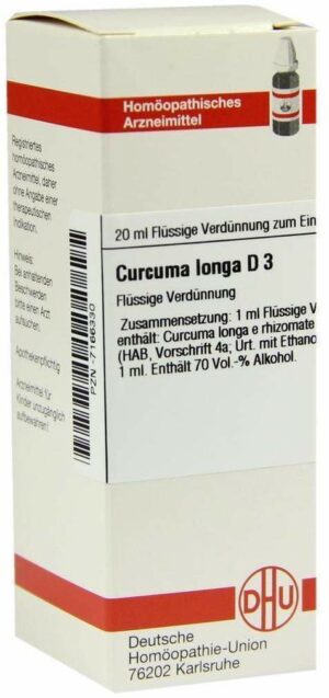 Curcuma Longa D 3 Dilution