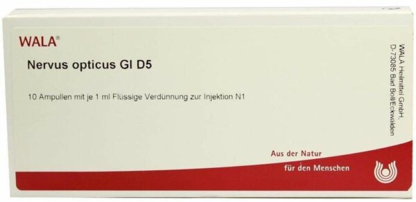 Wala Nervus opticus Gl D5 10 x 1 ml Ampullen