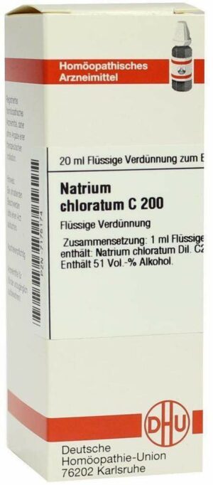 Natrium Chloratum C 200 Dilution