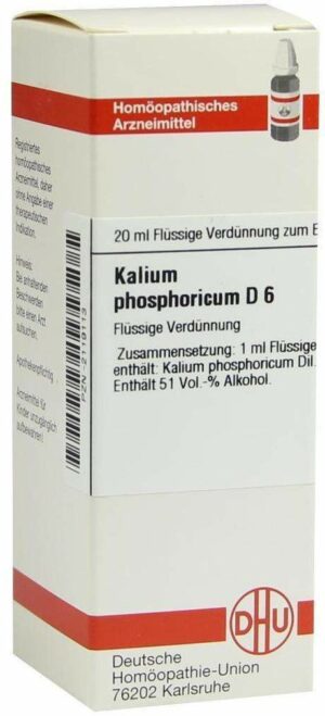 Kalium Phosphoricum D6 Dilution 20 ml Dilution