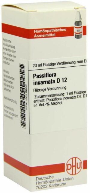 Passiflora Incarnata D 12 Dilution 20 ml