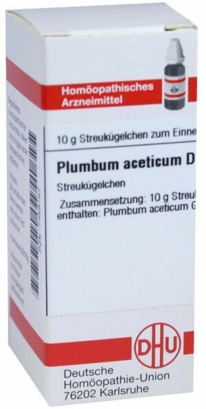 Plumbum Aceticum D 6 Globuli