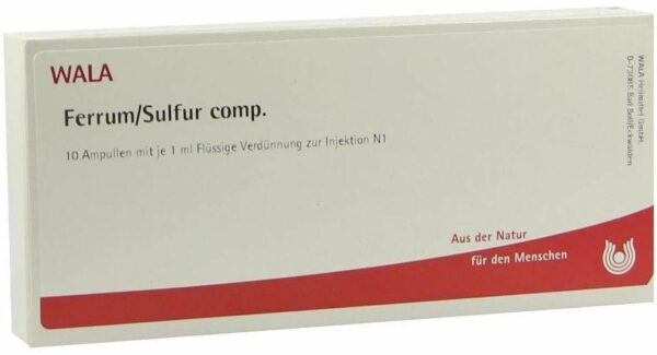 Wala Ferrum Sulfur comp. 10 x 1 ml Ampullen