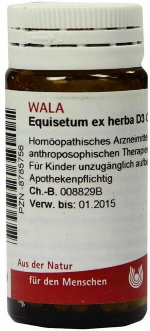 Wala Equisetum ex herba D3 20 g Globuli