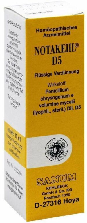 Notakehl D 5 Tropfen 10 ml Tropfen