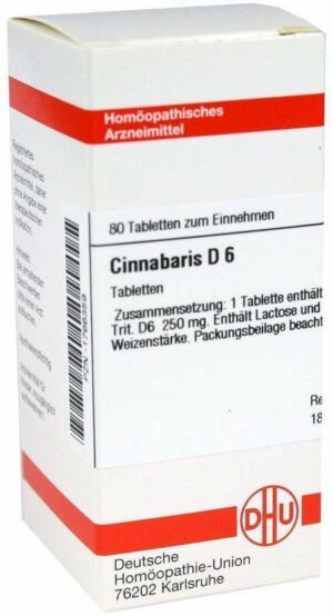 Cinnabaris D 6 80 Tabletten