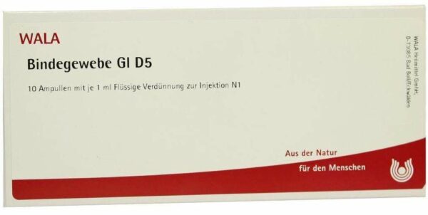 Wala Bindegewebe Gl D5 10 x 1 ml Ampullen