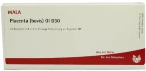 Wala Placenta bovis Gl D30 10 x 1 ml Ampullen