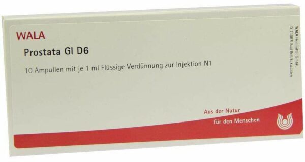 Wala Prostata Gl D6 10 x 1 ml Ampullen