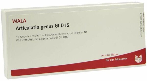 Wala Articulatio genus Gl D15 10 x 1 ml Ampullen