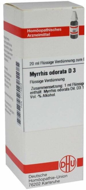 Myrrhis Odorata D 3 Dilution 20 ml