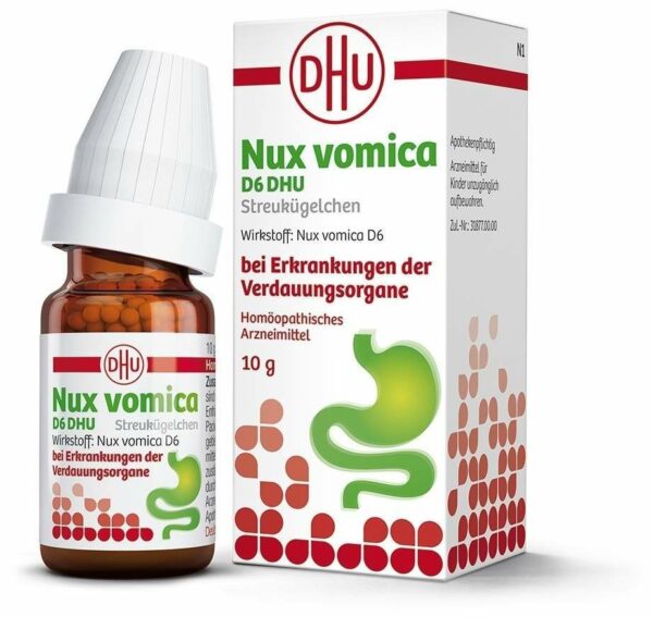 Nux vomica D6 DHU 10 g Globuli