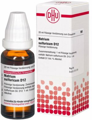 Natrium Sulfuricum D 12 Dilution