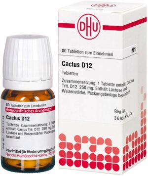 Cactus D 12 80 Tabletten