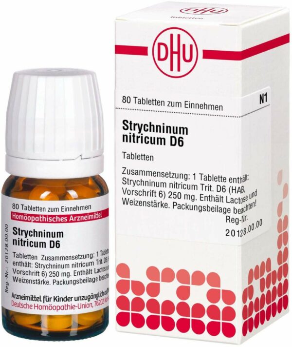 Strychninum Nitric. D 6 80 Tabletten