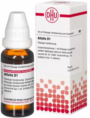 Alfalfa D 1 Dilution