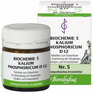 Biochemie Bombastus 5 Kalium phosphoricum D 12 80 Tabletten