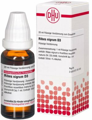 Ribes Nigrum D 3 20 ml Dilution