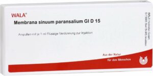 Wala Membrana sinuum para. Gl D15 10 x 1 ml Ampullen