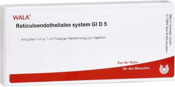 Wala Reticuloendotheliales system Gl D5 10 x 1 ml Ampullen