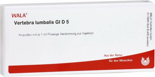 Wala Vertebra lumbalis Gl D5 10 x 1 ml Ampullen