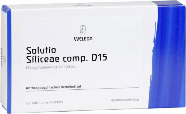 Weleda Solutio Siliceae comp. D15 8 x 1 Ampullen