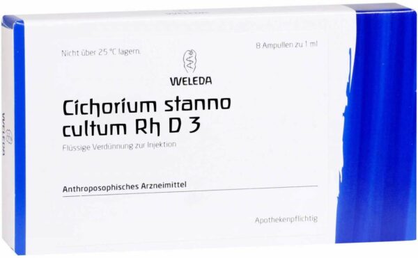 Weleda Cichorium stanno cultum Rh D3 8 x 1 ml Ampullen