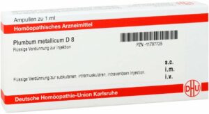 Plumbum Metallicum D 8 8 X 1 ml Ampullen