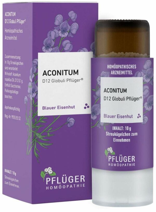 Aconitum D12 Globuli Pflüger 10 g