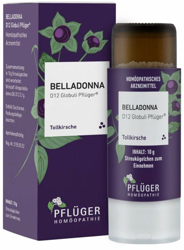 Belladonna D12 Globuli Pflüger 10g