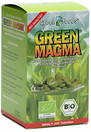 Green Magma Gerstengrasextrakt 320 Tabletten