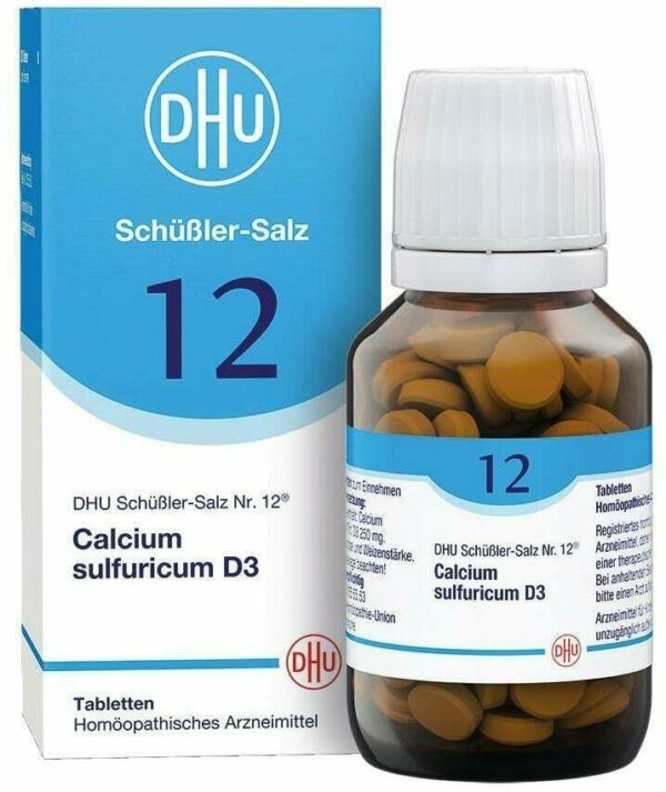 Schüßler Dhu 12 Calcium Sulfuricum D 3 200 Tabletten