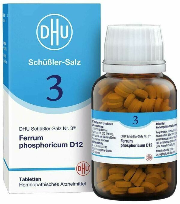 Biochemie DHU 3 Ferrum phosphoricum D12 420 Tabletten