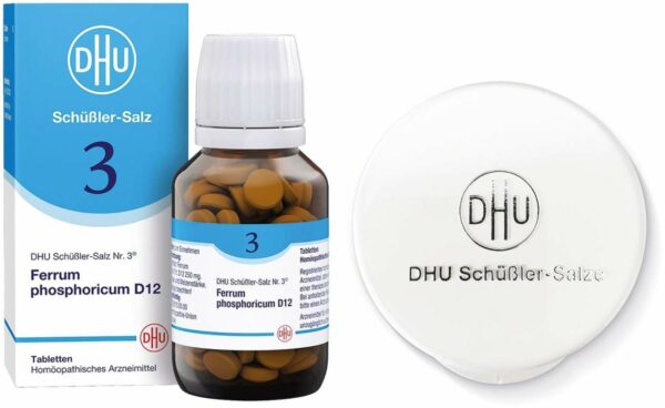 DHU Bioch 3 Fer. phosph.D12 200 Tabletten + gratis Tablettendose 1 Stück